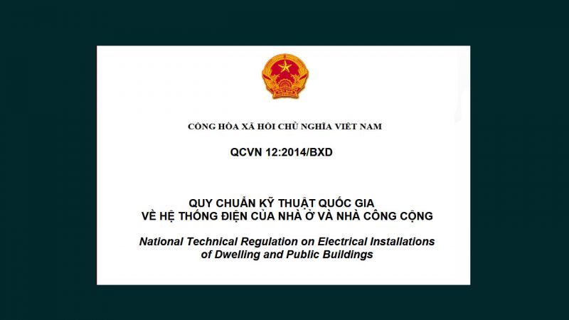 NATIONAL TECHNICAL REGULATION ON ELECTRICAL SYSTEM OF HOUSING AND PUBLIC HOUSING