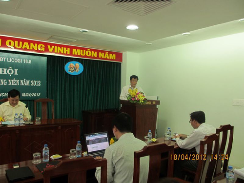 2012 Annual Shareholders Meeting of LICOGI 16.58 Joint Stock Company