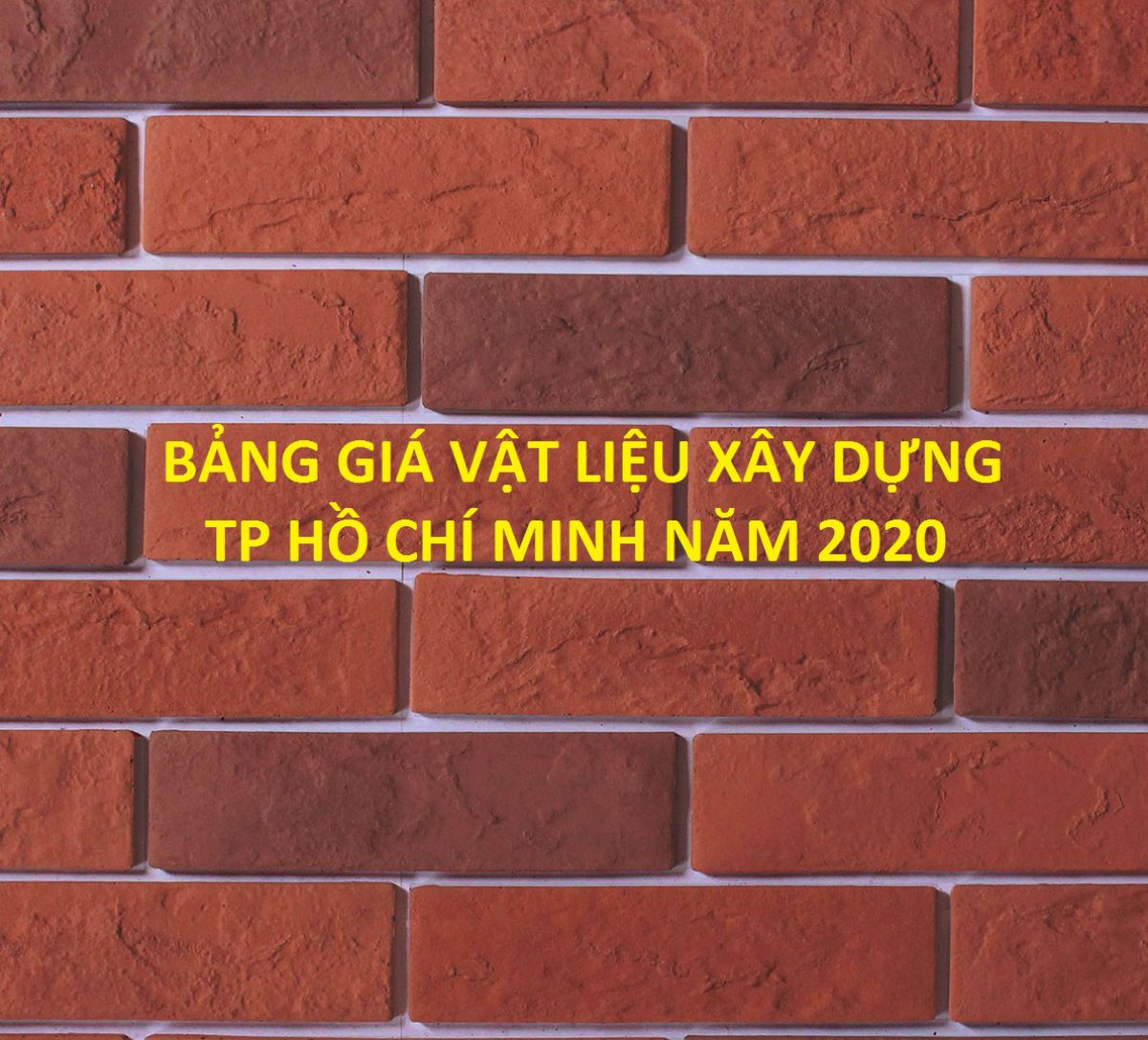 Thông báo số 15556/TB-SXD-VLXD ngày 31/12/2020 của Sở Xây dựng về việc công bố giá vật liệu xây dựng trên địa bàn Thành phố Hồ Chí Minh quý IV/2020